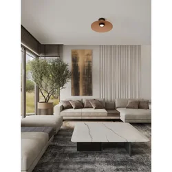 POLIFEMO PLAFONJERA LED/3000K/12W/1040Lm/CRNA & MOCA BROWN
