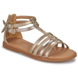 Geox J Karly Girl Sandalen voor meisjes, platina, 37 EU