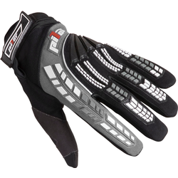 MX motociklističke rukavice Pilot crno/sive