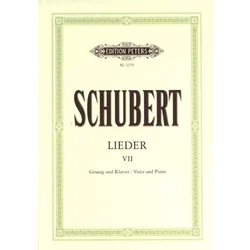 SCHUBERT:LIEDER VII VOICE AND piano