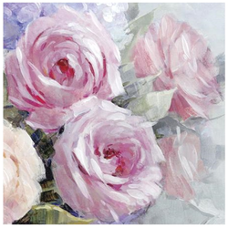 Serviete za decoupage Pink Roses - 1 kos (Serviete za)
