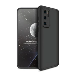 Zaštitna futrola GKK 360 - Prednji i stražnji poklopac cijelog mobitela za Huawei P40 - Crna KP9557