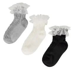 JENNY Kratke nogavice 7KB-004-SS25 (3-pack) Bela