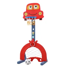 FeelKids Višefunkcionalni podesivi koš 5 u 1 (crvena boja)