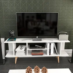 Hanah Home TV Komoda Akya, 160x38,6x35 cm, Bela