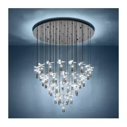 Eglo 390493 - LED luster na sajli COMAREIRA 43xLED/2,1W/230V 2200/3000/4000K hrom