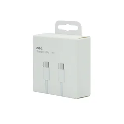 USB data kabl, Type-C na Type-C, 60W, 3A, 1 m, HQ, Crni