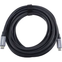PremiumCord USB-C to USB-C 100W Black 5 m USB kabel