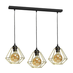Luster na sajli LUPO 3xE27/60W/230V