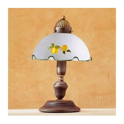 Kolarz 731.73.116 - Stona lampa NONNA 1xE27/75W/230V sa motivom limuna