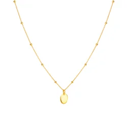 Borboleta Small Plain Medallion SE-YGP-SPM-N