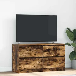 TV ormarić boja dimljenog hrasta 100x35x54 cm konstruirano drvo
