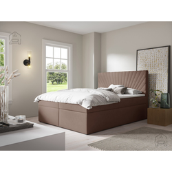 Boxspring postelja 71 - 200x200 cm
