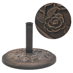 Stalak za Suncobran od Smole Okrugli Boja Bronce 9 kg