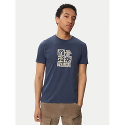 RVCA Majica Mosaic 23A351543 Zelena Regular Fit