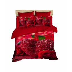 Lessentiel Maison Komplet posteljina 191, 200x220cm, Crvena