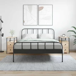 Noćni ormarići 2 kom boja hrasta 30x60x60 cm konstruirano drvo