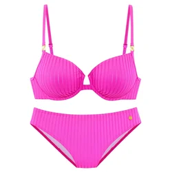 LASCANA Bikini  neonsko roza