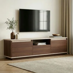 Hanah Home TV komoda Sentinel, 160 cm, orah Milano / travertin