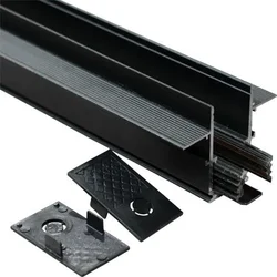 Šina 1m 12mm slim ugradna (za namestaj) crna