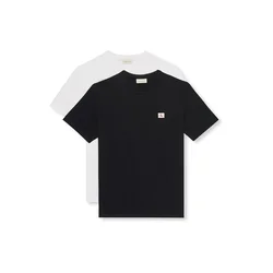 Calvin Klein Jeans Majica črna/bela