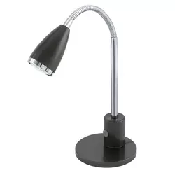 Eglo fox stona lampa/1, led, gu10, 1x3w, 240lm, antracit/hrom