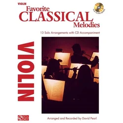 FAVORITE CLASSICAL MELODIES FOR VIOLIN +CD