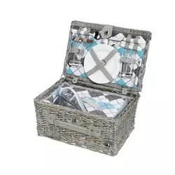 Cilio Stresa Deluxe piknik košara za 2 osebi 40x28x20 cm