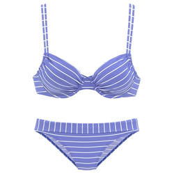 VIVANCE Bikini  svetlo modra / bela