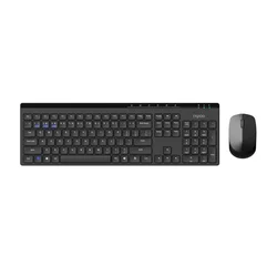 Rapoo Tastatura, Bežična, Bluetooth, Crna