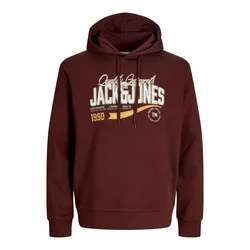 JACK & JONES Majica rjava / rumena / bela