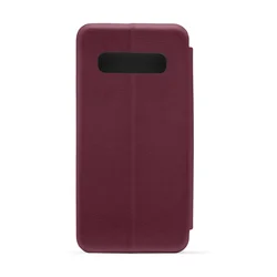 Maska za telefon ROYAL FLIP COVER za Samsung S10/G973, Bordo