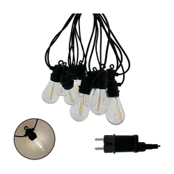 LED spoljašnji dekorativni lanac 10xLED/0,36W/230V 8 m IP44 crni