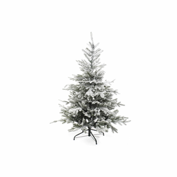 Pom de Crăciun DKD Home Decor Metal PVC Crăciun LED snježno (127 x 127 x 180 cm)