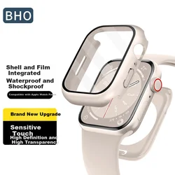 BHO Zaštita stakla za pametni sat + Zaštitna maska za pametni sat za Apple Watch S11/S10, Bela