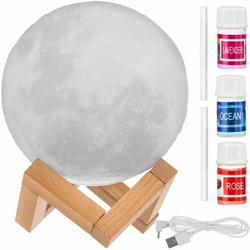 Volino Vlažilnik za aromaterapijo in LED svetilka MX Moon mist 3D