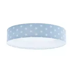LED prigušiva svetiljka GALAXY KIDS LED/24W/230V zvezdice plava/bela + daljinski upravljač