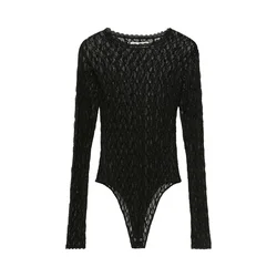Pull&Bear Bodi srajca črna