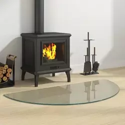Staklena ploča za kamin *Transparent*an 1000 x 500 mm Stakl