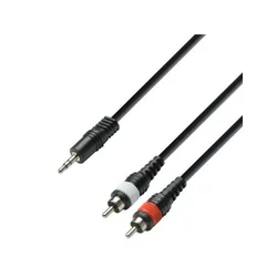 Kabel Y Adam Hall K3YWCC0300 mali Jst - 2x RCA