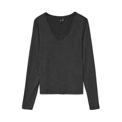 VERO MODA Majica VMLava črna/srebrna