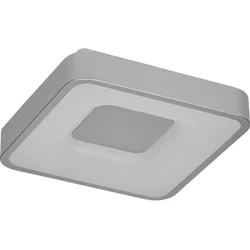 Osram - LED prigušiva stropna svetiljka ORBIS PIANA LED/16W/230V 29x29 cm srebrna