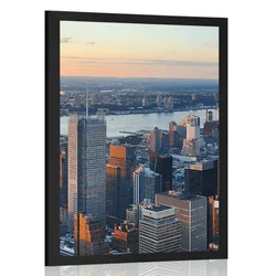 Plakat panorama New Yorka - 40x60 no frame