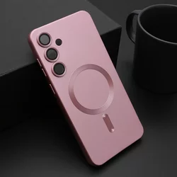 Maska ELEGANT MAGSAFE za Samsung S936B Galaxy S25 Plus 5G/ roza