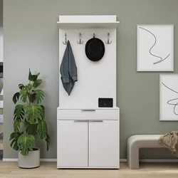 Hanah Home Cipelarnik sa čivilukom Prt-521-Bb-1, 73x36x187 cm, Beli