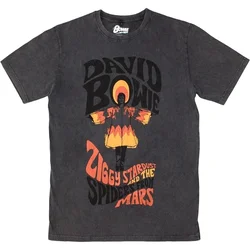 David Bowie Majica Ziggy Stardust Unisex Charcoal Grey S