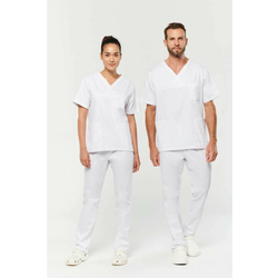 WK504 UNISEX SHORT SLEEVE COTTON TUNIC