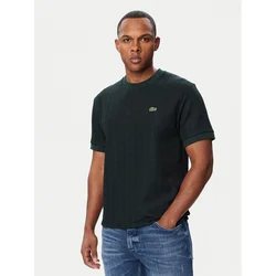 Lacoste Majica TH1197 Temno zelena Regular Fit