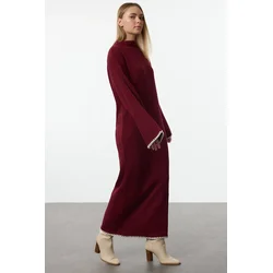 Trendyol Modest Ženska haljina Tctaw25Eb00001, Bordo