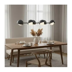 Luster na sajli BOOM 6xG9/8W/230V crna